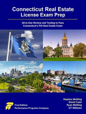 cover image of Connecticut Real Estate License Exam Prep